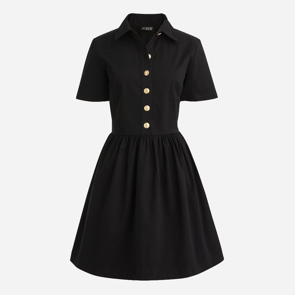 NWT J Crew A-line Shirt-Dress in Chino Size 8 - Picture 1 of 3